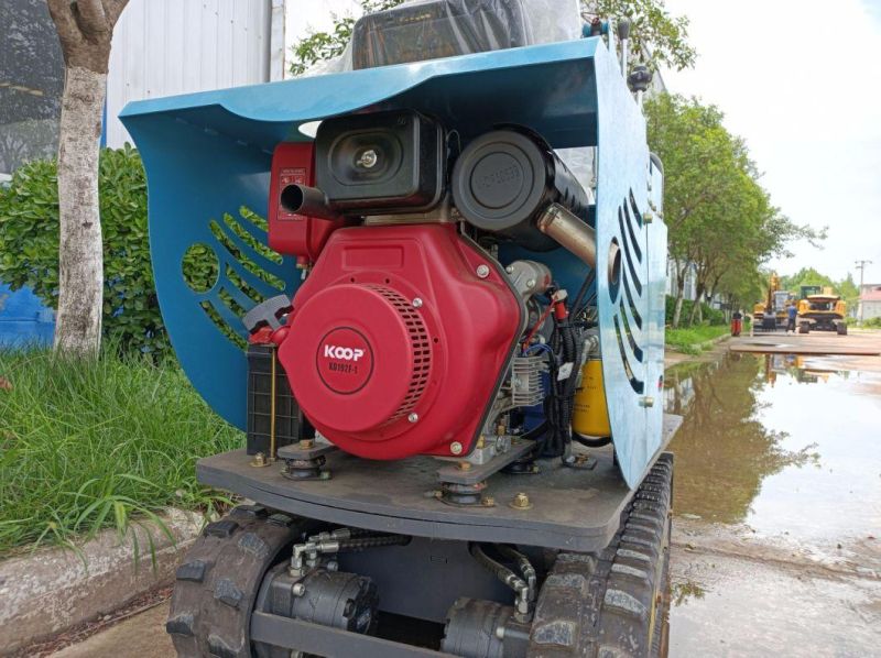 Smooth Operating Mini Excavator 0.7ton with Gasoline Engine for Cold District
