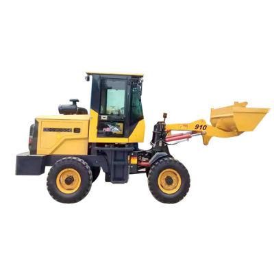 Construction 910 Wheel Loader 1000 Kg Load Weight Mini Wheel Loader