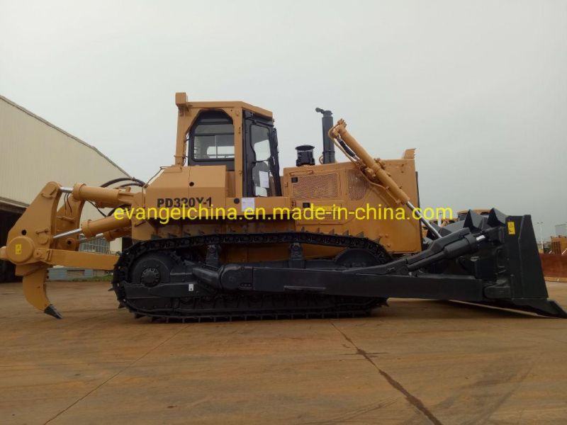 Shanghai Pengpu 320HP Crawler Bulldozer Pd320y-1 with Rear Ripper