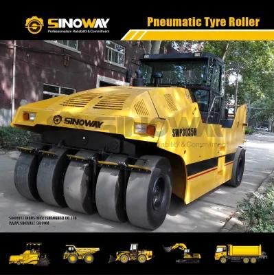 China 35ton Heavy Duty Pneumatic Rubber Tire Road Roller Supplier