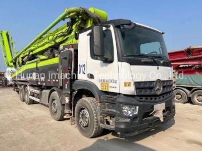 Located in China Imachine Used Pump Truck Zoomlion with Benz Chassis 63m for Sale