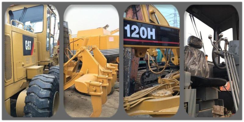 Used Caterpillar 120H Motor Grader Construction Machinery