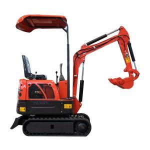 Rhinoceros New High Operating Efficiency Hydraulic Mini Crawler Bucket Excavator