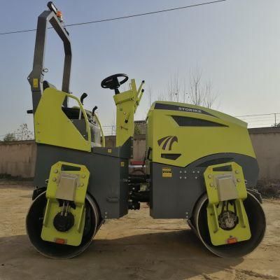 6000lbs Double Vibrating Hydraulic Tandem Road Compactor Roller EPA
