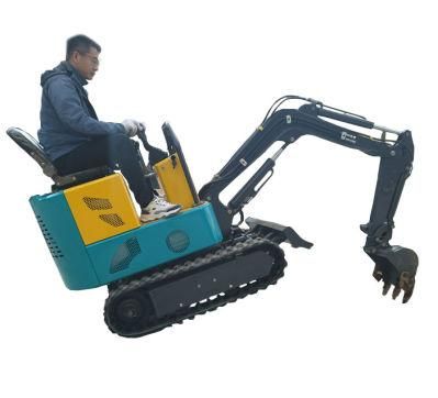 High Operating Efficiency Excavators 0.8ton 1ton Electric Mini Digger