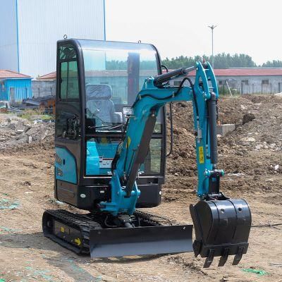 Mini Excavator 1ton 2 Ton Crawler Digging Machine Hydraulic Mini Small Digger Home Use