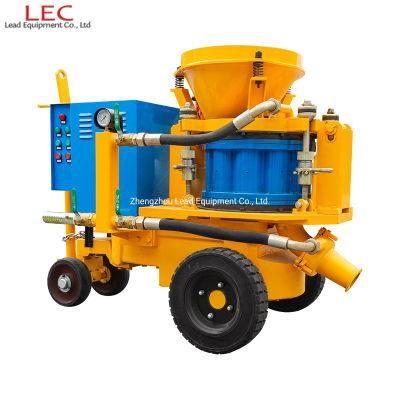 Swimming Pools and Mining and Tunnelling Use Dry Concrete Spraying Machines