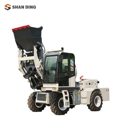 Prompt Delivery Mobile Capacity Cement Pump Self-Loading Concrete Mixer