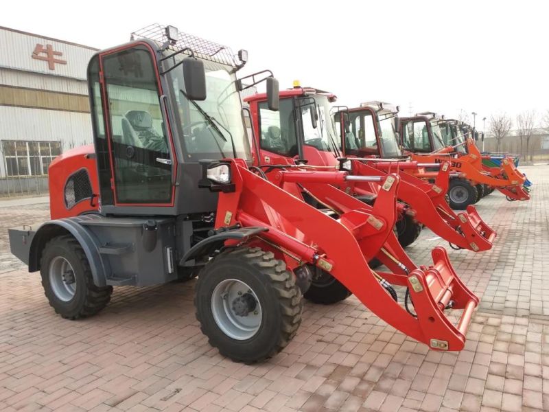 Zl12 1.2ton 1.2t Articulated Front End Wheel Loader with Auger