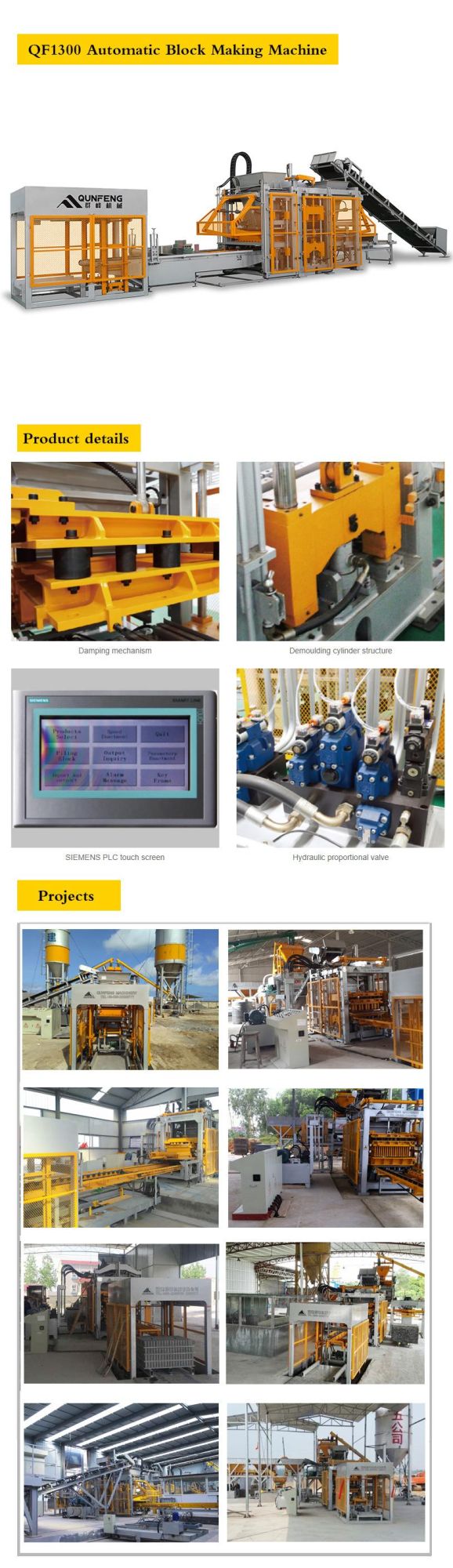 Quanzhou Qf1300 Concrete Building Machinery