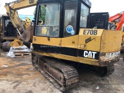 Original 0.3m3 Caterpillar Excavator Cat E70b E70 with Original Color