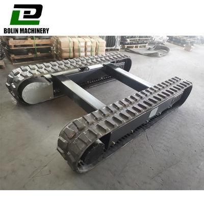 Professional Mini Rubber Crawler Track Undercarriage for Harvester Machines /Dumpers /Drill Rigs/Lawn Mower