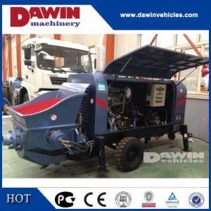 20 25 30m3/H Small Trailer Concrete Pump with Kawasaki Oil Pump for Sale