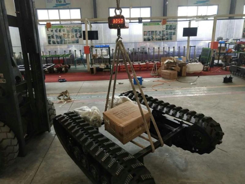 Rubber Track Chassis/Undercarriage with Power Transmission Dp-SD-250