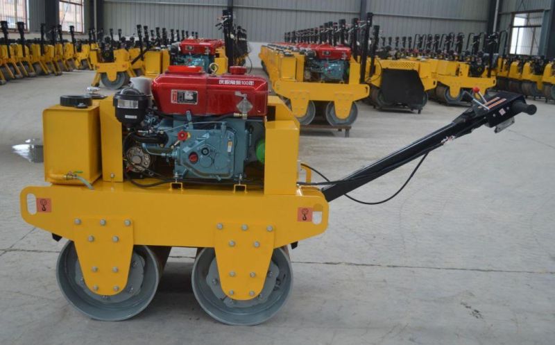 Small Road Roller Double Drum Compactor