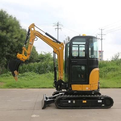 Factory Outlet Small Crawler Excavator 2.7 Ton Fw25u Cabin with CE and Tilting Bucket/Leveling Bucket/Digger for Sale