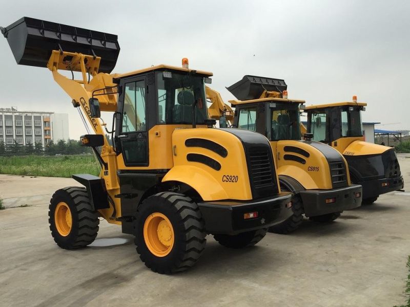 Caise Earth Moving 2 Ton Mini Tractor Payloader CS920 Front End Wheel Loader