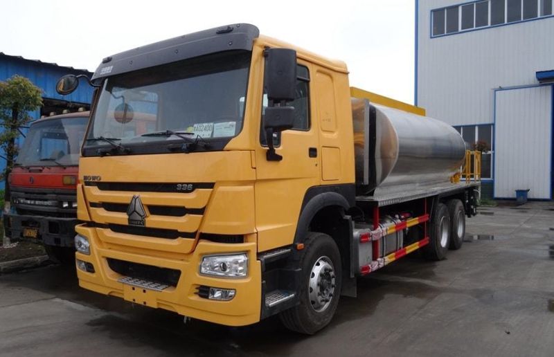 HOWO 16ton Bitumen Asphalt Distribution Tank Truck Road Construction Vehicle Asphalt Spraying Truck