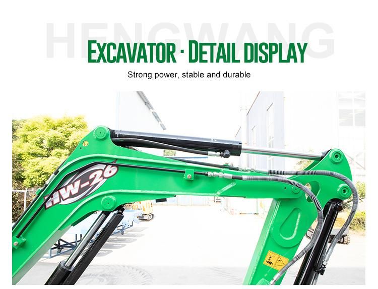 High Quality 2.6ton 2.6ton Small Digger Tracked Excavator