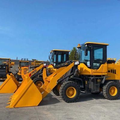 Agriculture Garden Farm Hydraulic Joystick Control Front End Shovel Articulated Compact Front 4WD Small Mini Wheel Loader