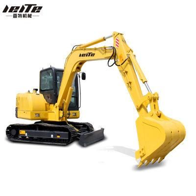 China Compact Small Digger Hydraulic Crawler 6 Ton Mini Excavator for Sale Excavator Quick Coupler