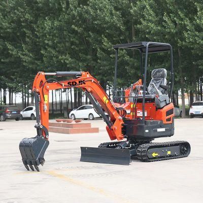 China Price Brand-New Digger Machine Mini Excavator with Bucket