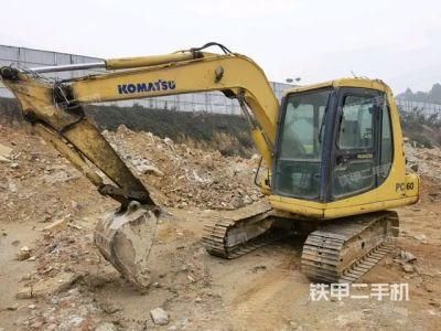Used Mini Medium Backhoe Excavator Komatsu PC60-7 Construction Machine Second-Hand