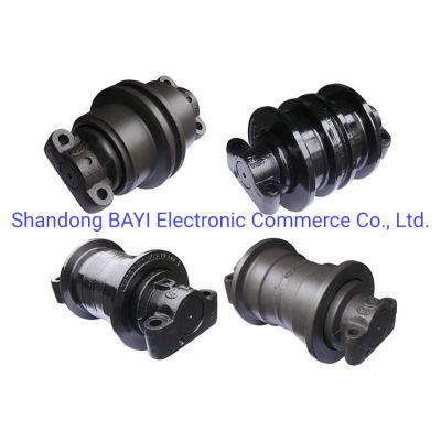 Custom Made Crane Undercarriage Excavator Spare Parts Black Color Bottom Track Roller for Sale