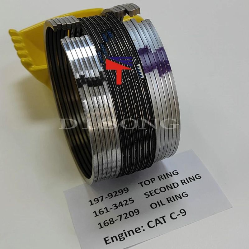 High Quality Diesel Engine Mechanical Parts Piston Ring 161-3425 168-7209 197-9299 for Excavator Parts E33oc Engine Parts C-9 Generator Set