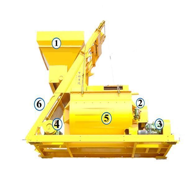 Js750 Concrete Mixer for Cement Hollow Block Making Machine