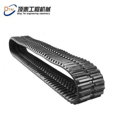 320X54X72 Track Excavator Undercarriage Parts Rubber Track Undercarriage Mini Crawler Undercarriage