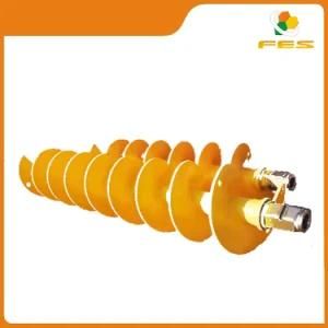Yellow Drilling Tool Continuous Flight Auger for Cast-in-Place Piles