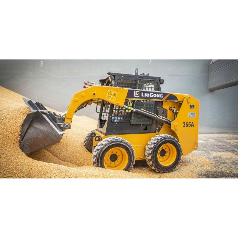 Liugong Mini Skid Steer Loader 385b with 0.5m3 Bucket