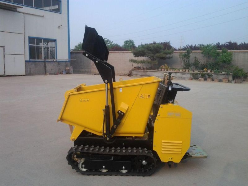 Customizable Machine New Gas/Diesel Engine Rubber Track Crawler Powerful Mini Dumper