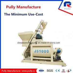 Js1000 Twin-Shaft Concrete Mixer