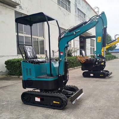 Micro Mini Excavator Crawler Small Excavator with Rubber Track with Free of Charge Bucket