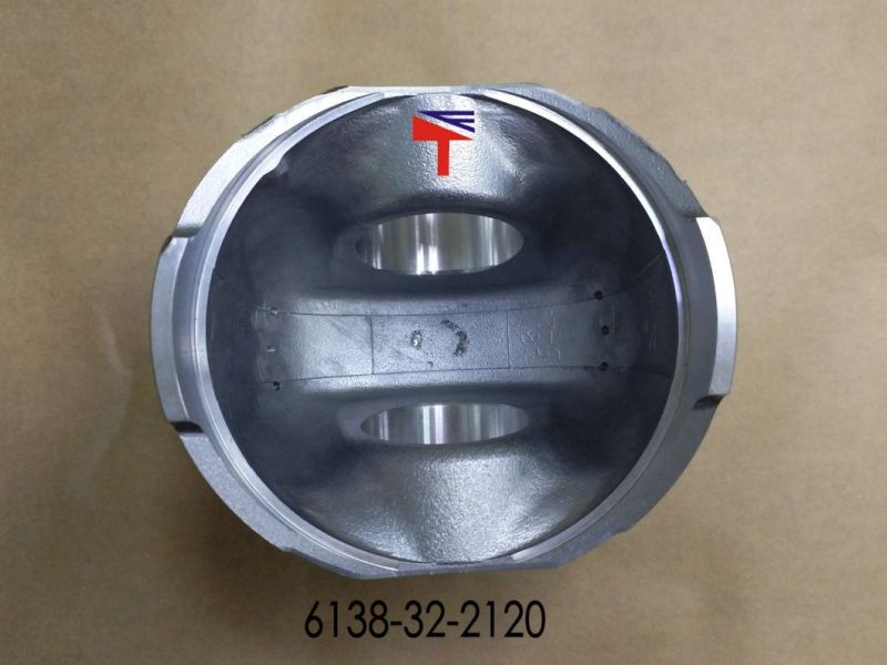 High-Performance Diesel Engine Engineering Machinery Parts Piston 6138-32-2120 for Engine Parts S6d110 Generator Set