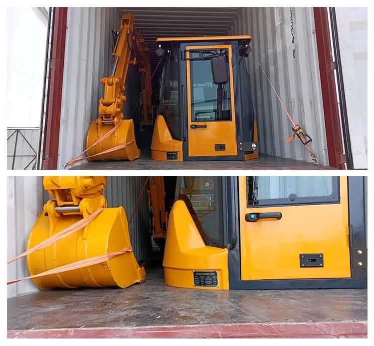 Heavy Equipment Vehicle 1m3 Loader Bucket Capacity Backhoe Loader for Sale