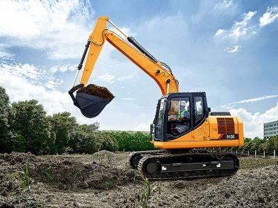 Top Liugong 13.5 Ton 0.58 M3 Bucket Crawler Excavator 913e with Ecm