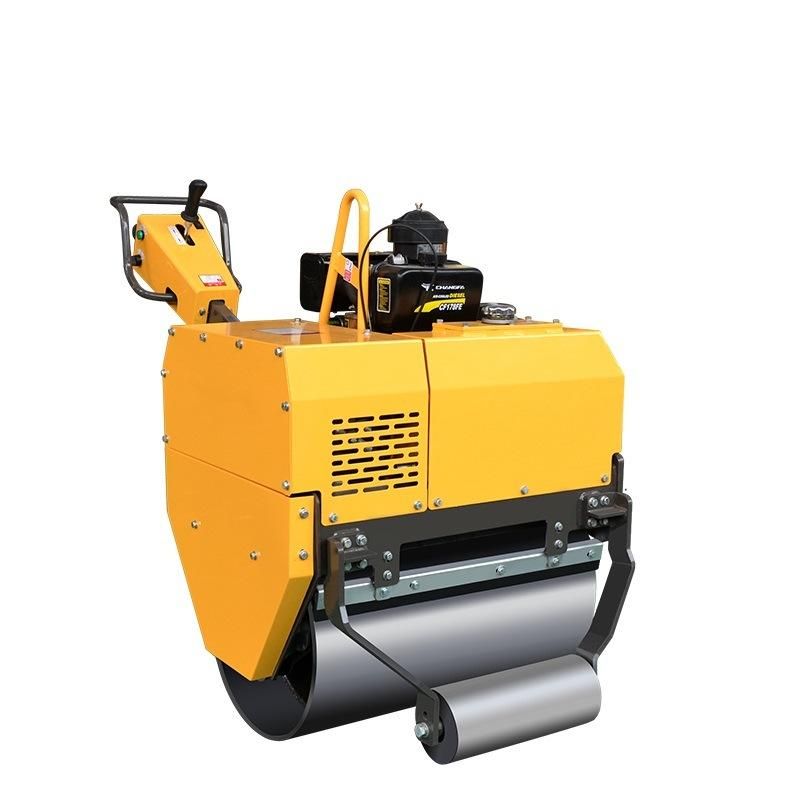 High Operating Efficiency Mechanical Driving and Vibrating Adopts Hydraulic Walk Behind Vibratory Asphalt Mini Road Roller by Gasoline Engine or Diesel Engine