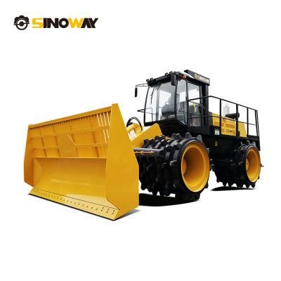 5% off Garbage Refuse Roller Compactor Sinoway Sanitary Soil Landfill Compactor for Waste and Trash