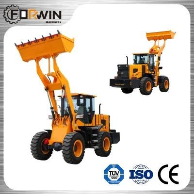 Construction Machinery Equipment 2.5 Ton Fw958A Mini and Compact Front End Shovel Articulated Steering 4WD Track Small Wheel Loaders