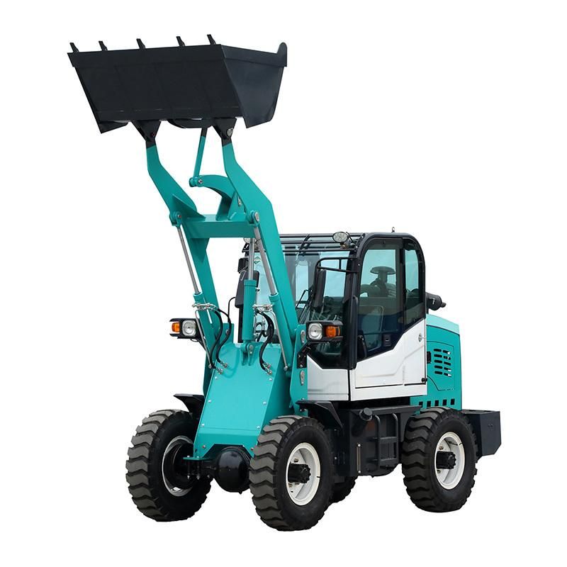 800kg 910 China Agriculture Articulated Mini Small Compact Farm Garden Tractor Wheel Front End Loader with CE/ISO