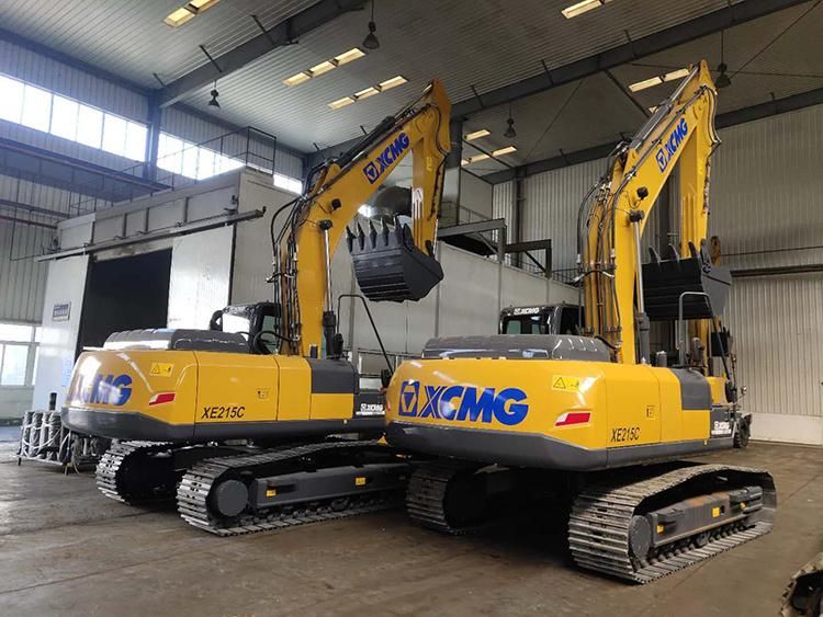 XCMG Manufacturer 21 Ton Crawler Excavator Machine Xe215c China New Hydraulic Crawler Excavator with Isuzu Engine
