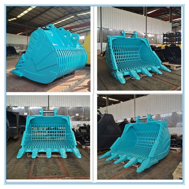 Heavy Duty Rocky Type Gridding Bucket for Sk380 Excavator