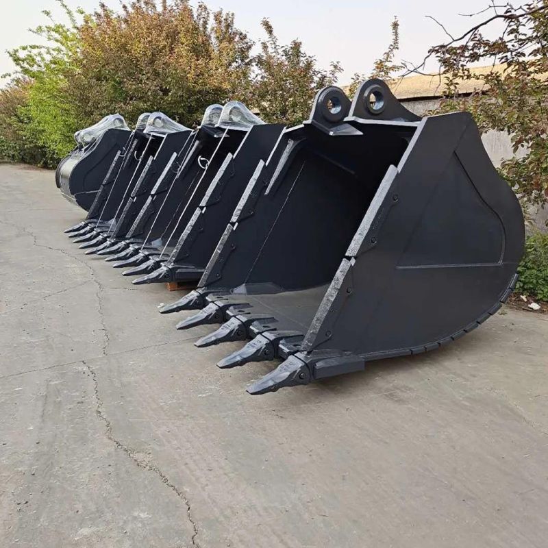 High Strength Wear-Resistant Excavator Heavy Rock Bucket/Bucket Tooth/Backhoe/Excavator Spare