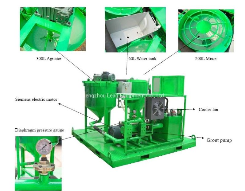 LGP200/300/100pi- E Chinese Factory and ISO Grout Station Plant