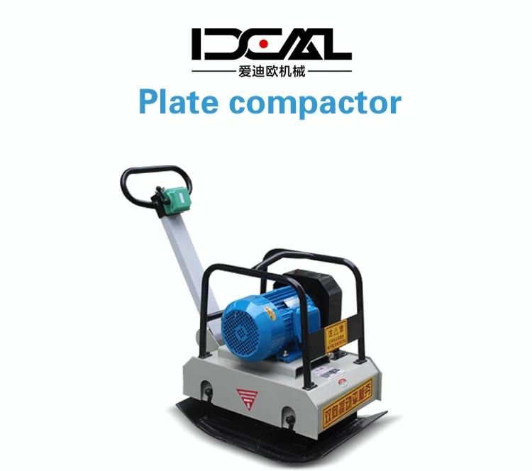 20kn 3kw Electric Compactor Price Construction Hot Sale Floor Compacting Machine Reversible Plate Compactor From China