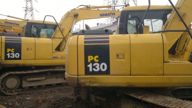 Low Hour Used Komatsu PC130-7 13t Crawler Type Hydraulic Excavator