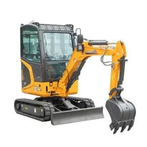 Rhinoceros Xn28 Earth-Moving Machinery 2.8 Ton T Digger 2800kg Bagger Mini Excavator CE EPA Certificate